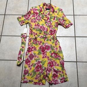 Adorable Vintage Romper with Belt